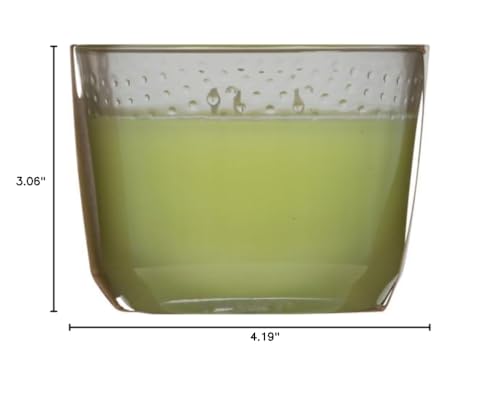 GLADE CANDLE BAMBOO & WATERLILY BLISS, FRAGRANCE CANDLE INFUSED WITH ESSENTIAL OILS, AIR FRESHENER CANDLE, 3-WICK CANDLE, 6.8 OZ