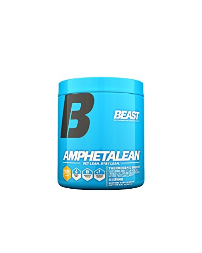 Beast Sports Nutrition, Amphetalean, Fat Burning Thermogenic Energy Powder, Orange Cooler, 45 Servings Beast Sports Nutrition, Amphetalean, Fat Burning Thermogenic Energy Powder, Orange Cooler, 45 Servings