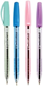 NEW FABER-CASTELL 10 PENS BLUE INK 