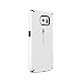 Speck Products CandyShell Case for Samsung Galaxy S6 - Retail Packaging - White/Charcoal Grey