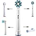 4 Count Compatible Oral-B Braun Cross Action Electric Toothbrush Replacement Brush Heads for Refills. PREMIUM QUALITY WITH AFFORDABLE PRICE - 100% Satisfaction Guarantee.