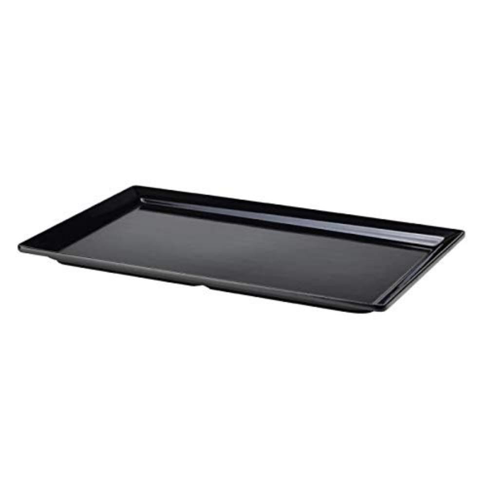Genware ‎DH042 Black Melamine Platter GN 1/1 53 x 32cm