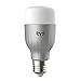 YEELIGHT YLDP03YL Smart LED Light Bulb, Multi Color Rgb, Wi-Fi, Dimmable, 60W Equivalent, E26 110V, Works with Alexa and Google Assistant