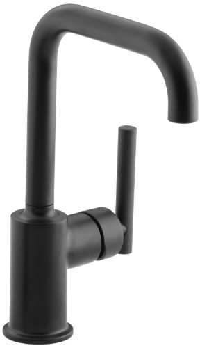 KOHLER K-7509-BL Purist Secondary Swing Spout Without Spray, Matte Black