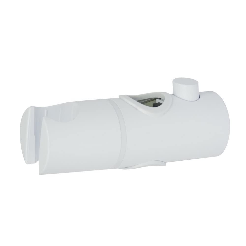 Triton Showers, Replacement Hand Shower Bracket, Shower Riser Rail Slider, Universal Fit, White, 22mm