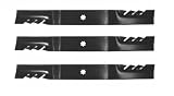 3 Mulching Blades for 48" John Deere GY20852 X140, D140, D150, D160