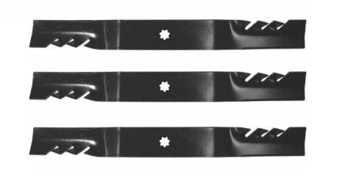 3 Mulching Blades for 48" John Deere GY20852 X140, D140, D150, D160
