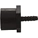 Hose Barb, Del Ozone Iu-201/206/211, Black, for Injectors