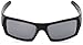 Oakley Men's Oo9014 Gascan Rectangular Sunglasses, Matte Black/Black Iridium Mirror, 60 mm
