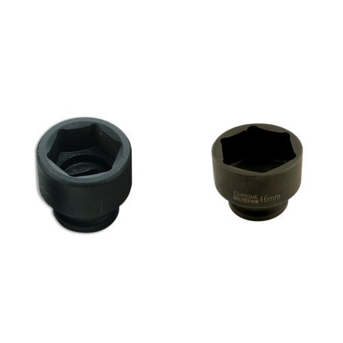Laser 1119 Socket - Air Impact 41mm 1/2"d and Laser 5667 Socket, 46 mm, 1/2-inch Dia