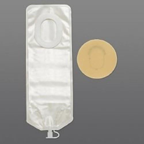 Colostomy Pouch Pouchkins One-Piece System 6" Length 7/8 to 1-3/8" Stoma Drainable Trim To Fit (#3778, Sold Per Box)
