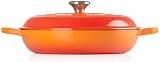 LE CREUSET Signature Shallow Casserole 30cm Flame Ss Knob Le Creuset view 4