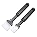 Hometeq 4 Pack - Silicone Pastry Brush Plastic Grip for Basting, Baking, Cooking Food Brush
