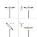 Brightech Halo Flippable LED Torchiere Super Bright Floor Lamp - Tall Standing Modern Pole Light for Living Rooms & Offices - Dimmable Uplight for Reading Books in Your Bedroom etc - Platinum Silver
