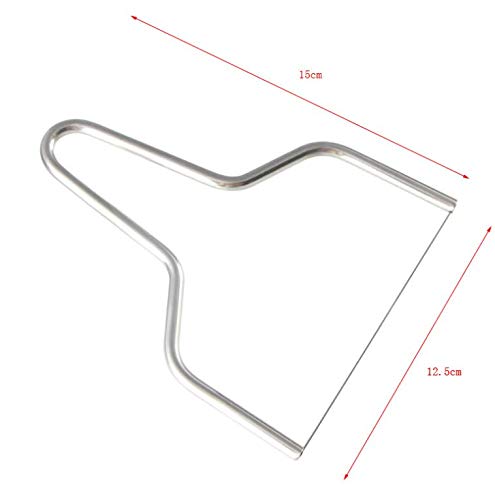 Cheese Lyre, Cheese Slicer, Stainless Steel Cheese Slicers with Wire, Handheld Butter Cutter Tools for Soft Hard Block Cheese
