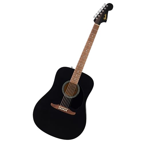 Fender California Debut Redondo Dreadnought Akustikgitarre, Schwarz