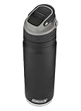 Coleman Switch Autospout Insulated Stainless Steel Water Bottle, Black, 24 Oz.
