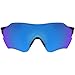 Oakley Mens EV Zero Range Polarized Sunglasses, Matte Black/Sapphire Iridium, One Size