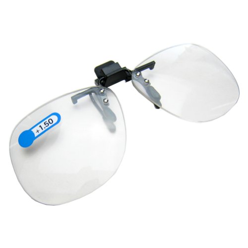 Daiso Japan Optical Clipon Flipup Magnifying Reading Glasses +1.50