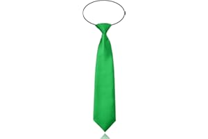 Green Necktie Tie Elastic Pretied Adjustable Neck Tie for Men St Patricks Day Necktie Tie Saint Patricks Day Costume Accessor