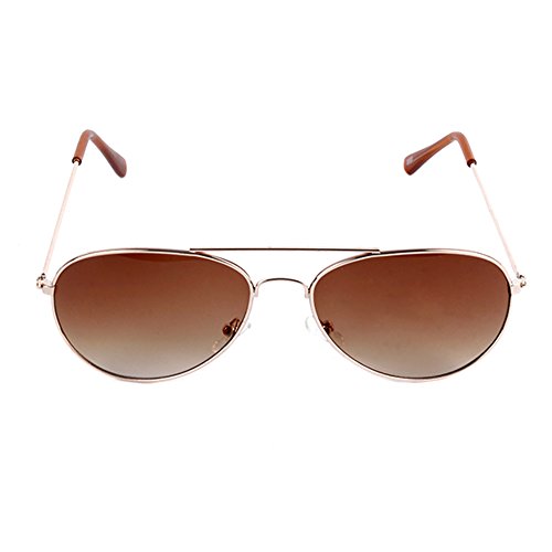 Urparcel Kids Boys Girls Metal Frame Sunglasses Aviator Shades Eyewear w/Box