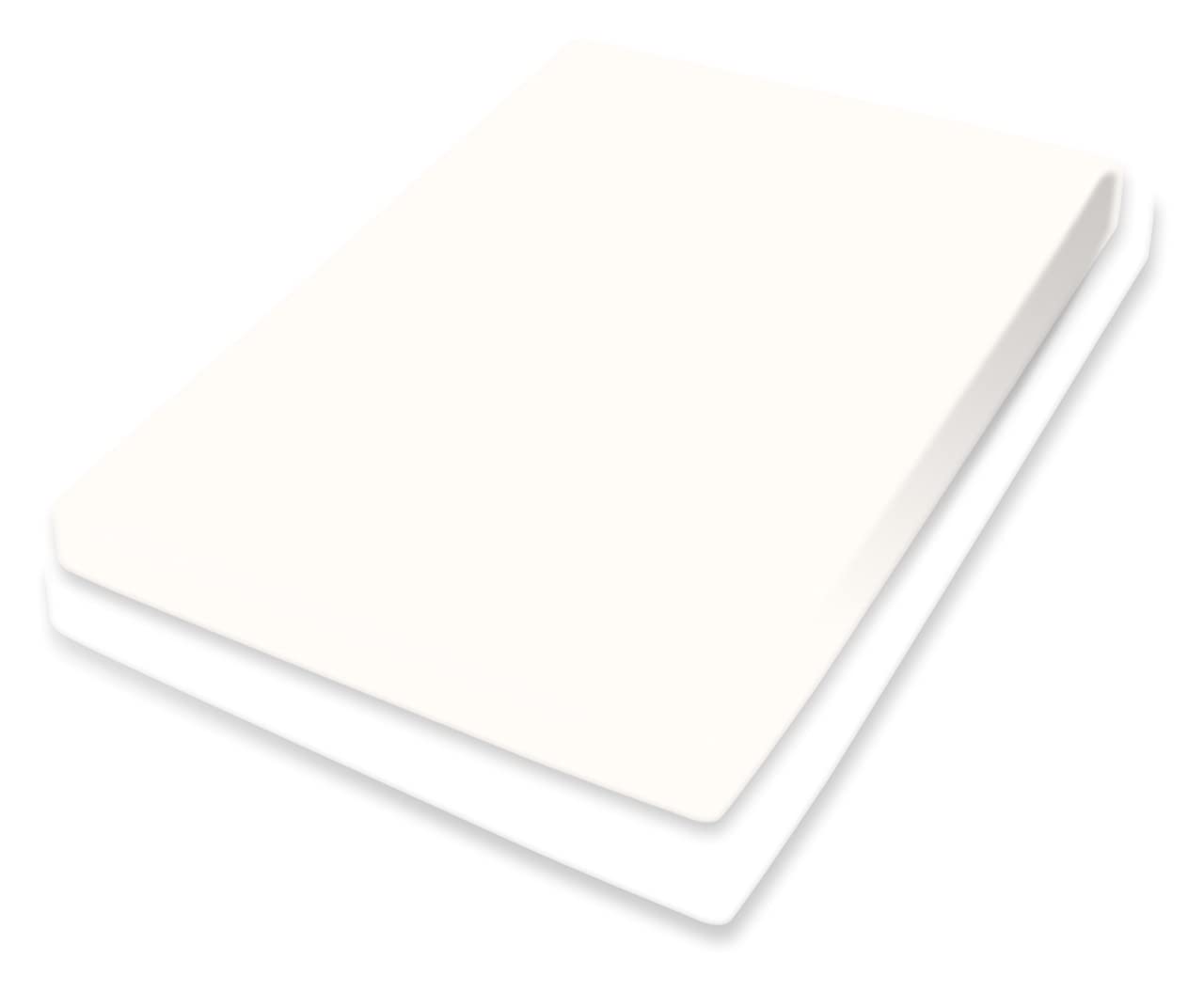 Bassetti Fitted Sheet, White, 140 x 200 cm, 160 x 220 cm