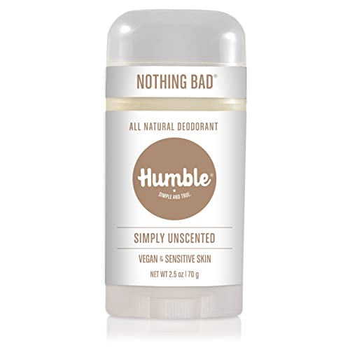 Produktbild von Humble Alles Natu00fcrlich Deodorant, Aluminium Und Paraben, Cruelty Free Mu00e4nner Und Frauen Deodorant Wesentliche Lavendel Und Heiliges Basilikum 1 Packung