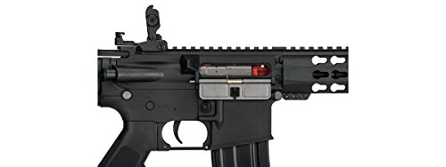 UKARMS Lancer Tactical M4 KEYMOD AEG Field Metal Gears Airsoft Gun Rifle w/ 9.6v Battery & Charger (Black High Velocity)