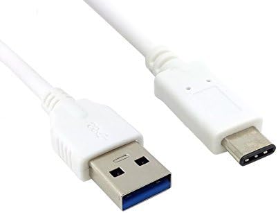 USBelieve USB 3.1 Type C (USB-C) to Standard Type A Male (USB 3.0) Charging Cable Reversible Design for LG G5, Apple Macbook, HP Pavilion X2, Nexus 5X, 6P (0.2M-White)