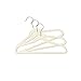 Closet Complete Kids Size, Premium Heavyweight, Virtually-Unbreakable, Velvet Hangers – Ultra-Thin, Space Saving, No-Slip, 360º Spin, Perfectly Sized for Kids 4-15 Years, Ivory, Set of 25