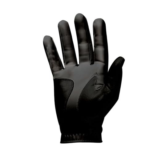 FootJoy Men's WeatherSof Golf Glove, Black, Small, Worn on Left