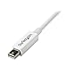 StarTech.com 1m / 3.3ft Thunderbolt Cable - Compatible with Your Thunderbolt 1 and 2 / Mini DisplayPort Devices (TBOLTMM1MW)
