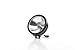 KC HiLiTES 124 SlimLite Black 100-Watt Driving Light System
