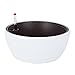Vencer 11 Inch Plastic Round Self Watering Planter,Water Indicator,Modern Decorative Planter Pot for All House Plants Flowers, Herbs, Vegetables, Tropical,White,VF-048