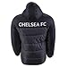 Chelsea Fc Jacket Youth Soccer Light Down Padded Zip up Hoodie (YL)