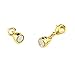 CleverDelights 8 Magnetic Jewelry Clasps - Gold Color - Capsule Style + Lobster Clasp - Clasp Converter