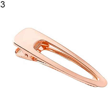 Sale開催中 Goupgolboll 人格レトロスタイル起毛金属ヘアピン前髪クリップシンプルな野生の滑らかなアヒルの巣クリップカード