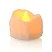 Battery Candles with Remote, 12 Packs PChero Battery Operated Candle LED Unscented Flickering Flameless Tea Lights, Last up to 48 hours, Perfect for Birthday Wedding Party Home Decor - [Yellow]