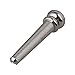 BQLZR Chrome Beautiful Brass Guitar Bridge Pins End Pin Set