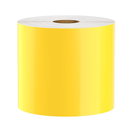 DuraLabel PRO Compatible Premium Vinyl Tape, Yellow, 4