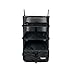 Grand Fusion Stow-N-Go Portable Hanging Travel Shelves, Packing Organizer for Luggage. Carry on Closet for Clothes. Expandable Packing Cube. Travel Essentials. (Black - L, L = (L) 11.8