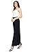 Made By Johnny MBJ WB1104 Womens Wide Leg Palazzo Lounge Pants XL Black