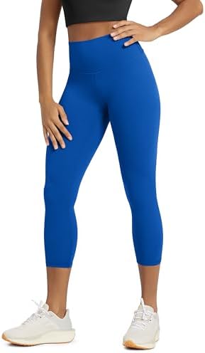 90 Degree By Reflex Womens Power Flex Yoga Pants - Blue Topaz - XS