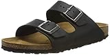 Birkenstock Unisex Arizona Sandals Black Birko-Flor 43 = Women's 12-12.5 Men's 10-10.5 Narrow