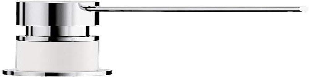 BLANCO 525814 Lato Dishwashing Liquid Dispenser Lato-white/chrome-525814, Silgranite White/Chrome, 314 mm