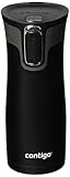 Contigo Autoseal West loop Stainless Steel Travel Mug with Easy-Clean Lid, 16 ounce Matte Black