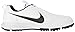 Nike Men's Explorer 2 Golf Shoe, White/Black, 12 Wide US