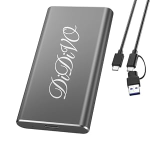 外付けSSD 2TB 最大460MB/s・USB-C/A 2 in 1ケーブル&ストラップ付属