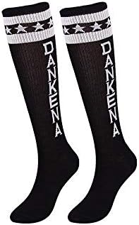 Sceliny 学生ソックスレターストライプ星黒と白の潮ソックスチューブソックスハイチューブ