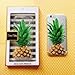 iPhone 8 / 7 Compatible, Colorful Rubber Flexible Silicone Case Bumper for Apple Clear Cover - Summer Upper Pineapple